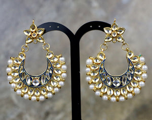 Kundan Pearl Earrings