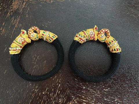Black Traditional Handmade Loha Pearl