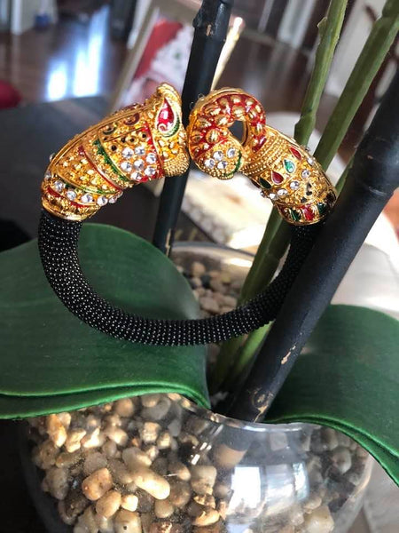 Black Traditional Handmade Loha Pearl