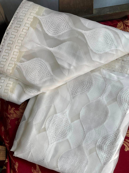 Brasso White Saree