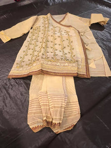 Cotton Embroidered Dhoti Kurta Pajama