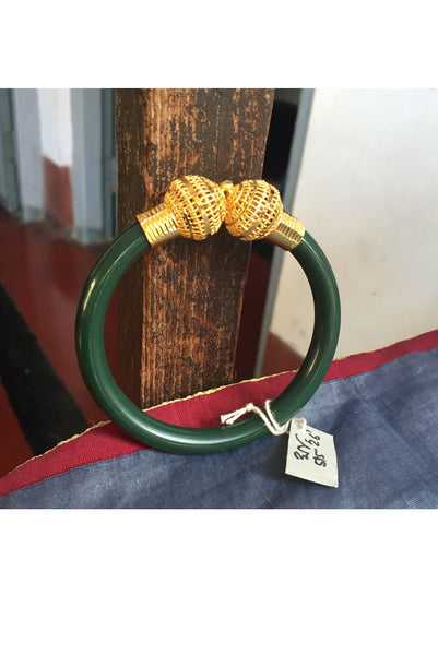 Green & Citigold Bangle from Bengal