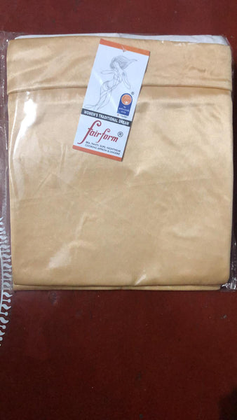 Beige Fairform Premium Satin Full Length Single Cut Petticoat