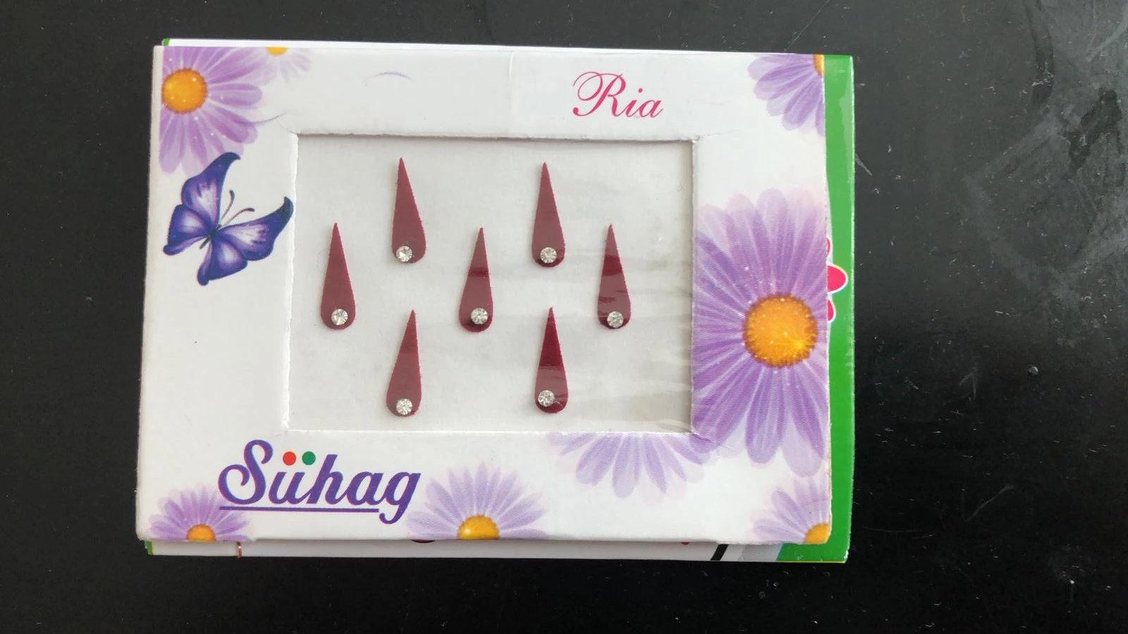 Deep Maroon Bindi/Teep