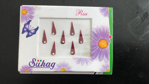 Deep Maroon Bindi/Teep