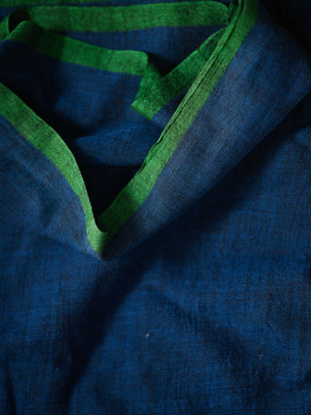 Blue Cotton Saree