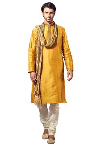 Mustard Yellow Kurta Pajama Set