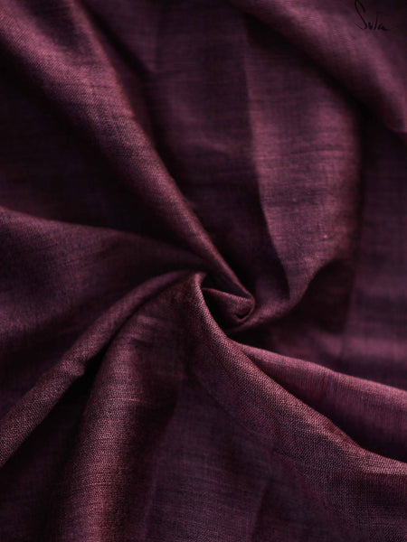 Blue & Lavender Cotton Acrylic Saree