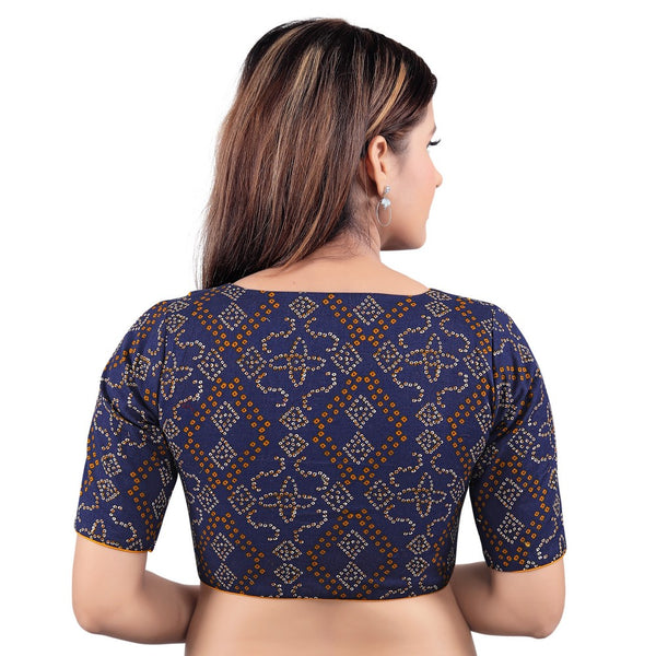 Bandhani Printed Cotton Readymade Blouse