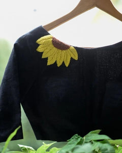 Sunflower Cotton Readymade Blouse