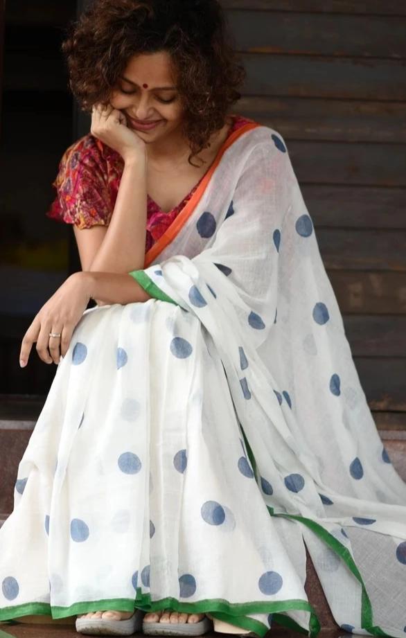 Polka Dot Saree