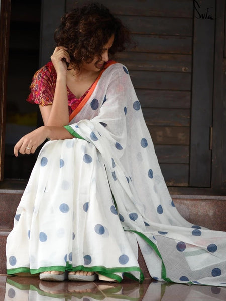 Polka Dot Saree