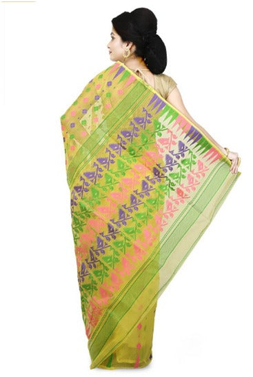 Traditional Dhakai Jamdani Saree