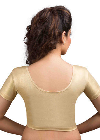 Gold Shimmer Stretchable Blouse