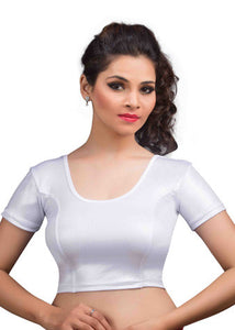 Silver Shimmer Stretchable Blouse