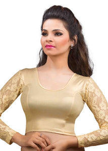 Gold Shimmer Strechable Blouse