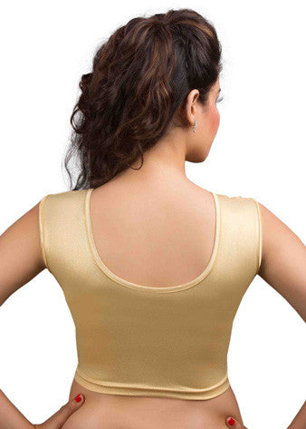 Gold Shimmer Stretchable Blouse