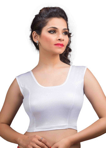 Vamas Silver Shimmer Strechable Blouse
