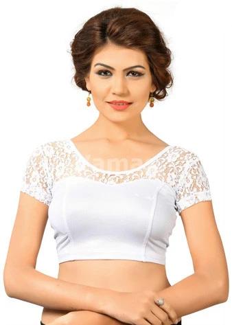 Silver Shimmer Strechable Blouse