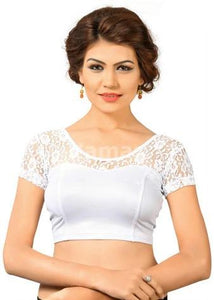 Silver Shimmer Strechable Blouse