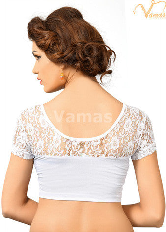 Silver Shimmer Strechable Blouse
