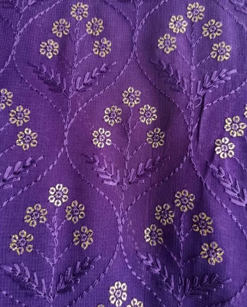 Stunning Purple Gorgeous Readymade Blouse