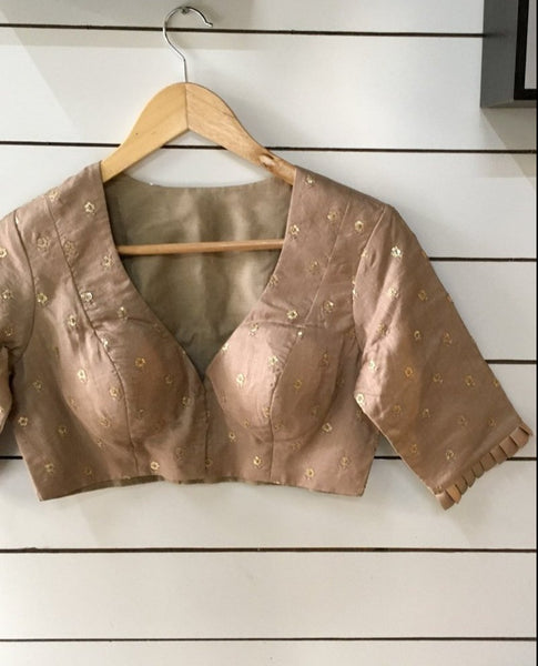 BEIGE STARS READYMADE BLOUSE