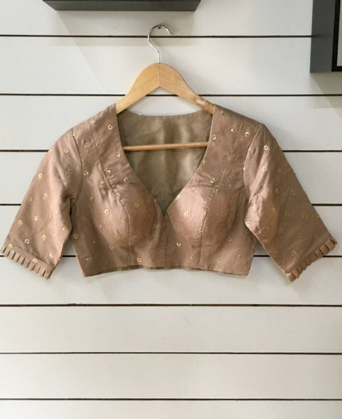BEIGE STARS READYMADE BLOUSE