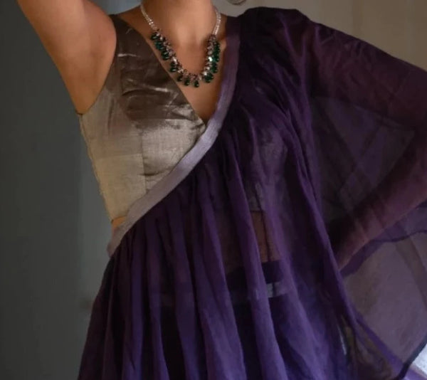 Readymade Gorgeous Blouse Made of Handloom Chanderi Silk & Zari