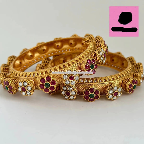 Antique Pacheli Openable South Indian Bangles
