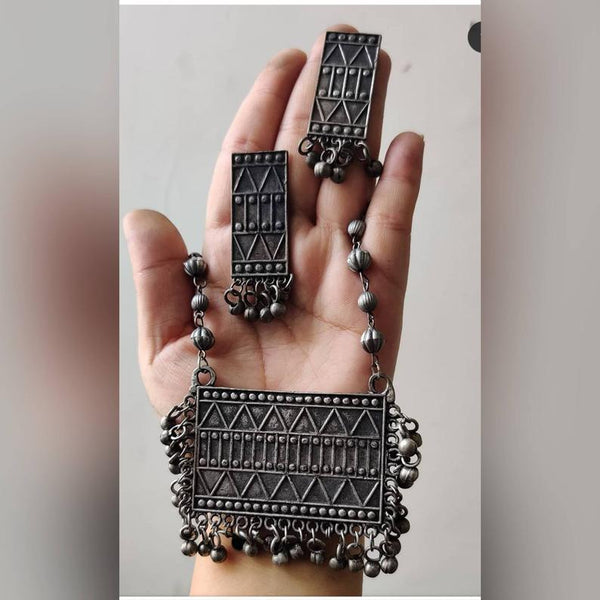 Afghani Banjari Necklace with matching Earrings