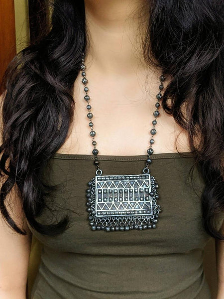 Afghani Banjari Necklace with matching Earrings