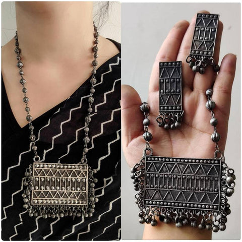 Afghani Banjari Necklace with matching Earrings