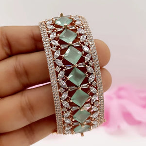 Diamond Finish High Quality CZ Openable Bracelet
