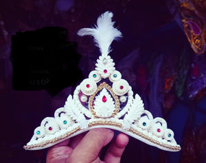 Toddler Girls Bengali Annaprashan Mukut