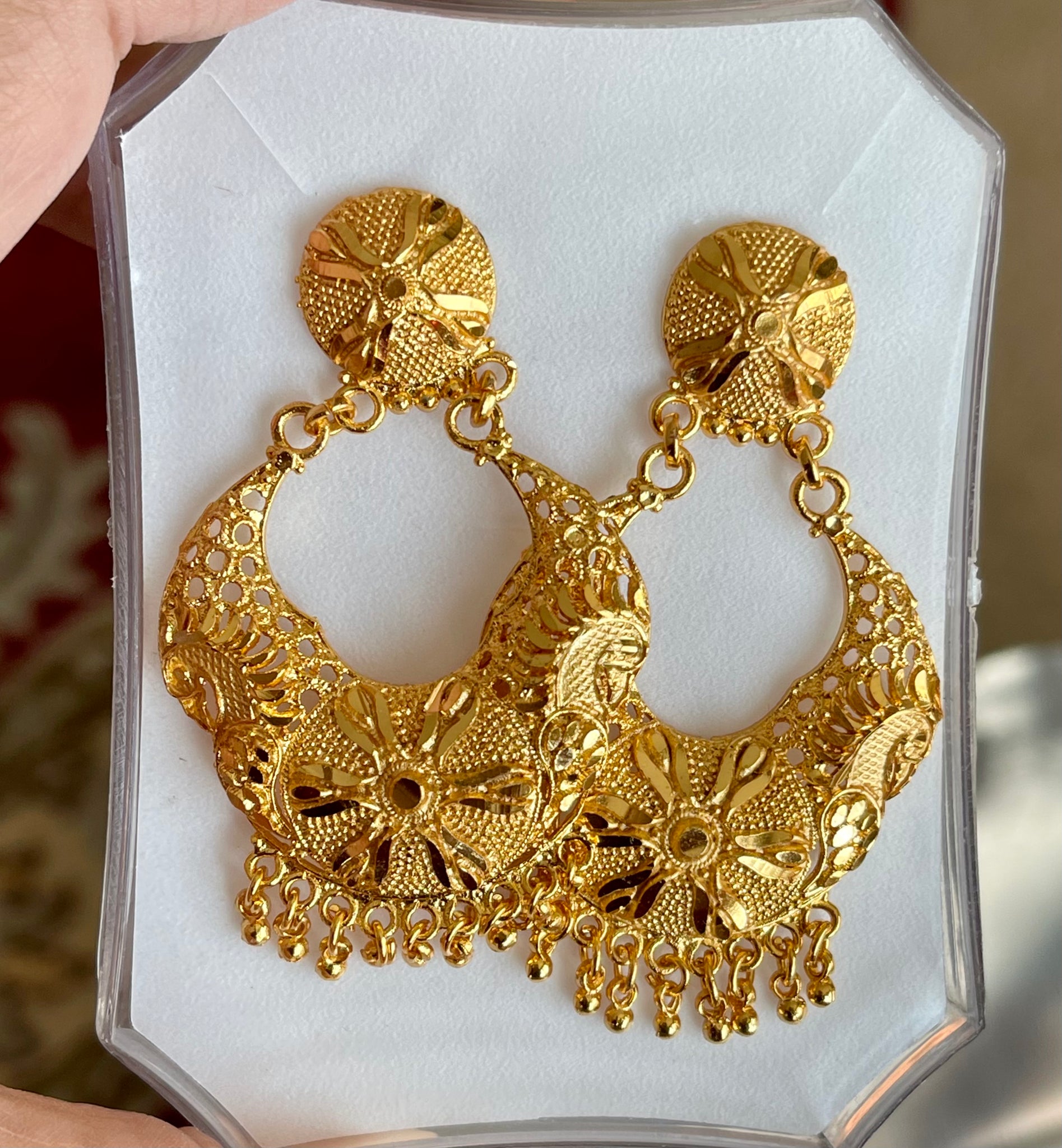 Citigold Goldplated Jhumka Earrings