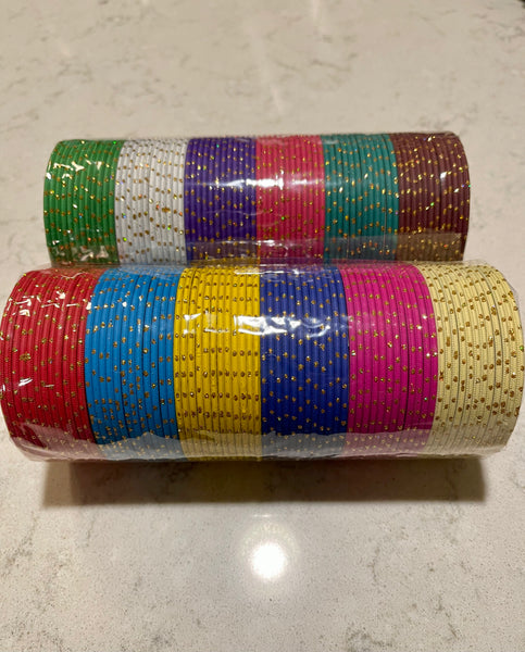 Multicolor 12 Bangle Set
