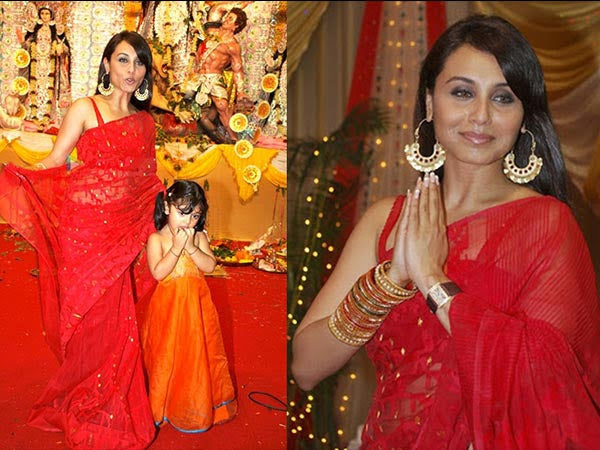 Pure Red Jamdani Weave Saree with Golden Buttas all over with Golden Butta Aachal