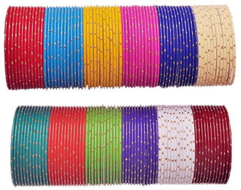 Multicolor 12 Bangle Set