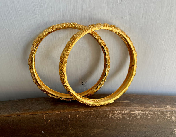 Gold Plated Meenakari Citi Gold Bangles