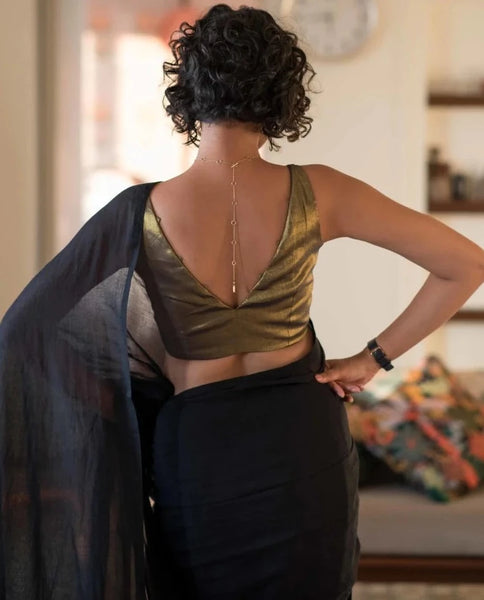 Readymade Stunning Front Hook Polyester Blouse