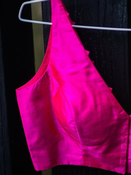 Rose Pink Sleeveless Blouse