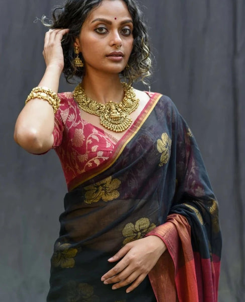 Readymade Beautiful Maroon Silk Blouse With Sweetheart Neckline