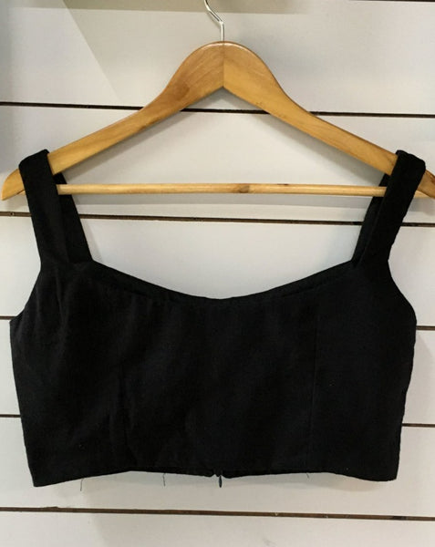 Black Ready Made Sleeveless Blouse