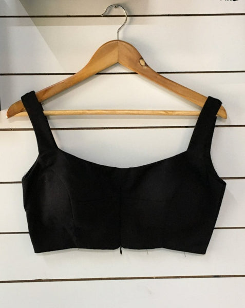 Black Ready Made Sleeveless Blouse
